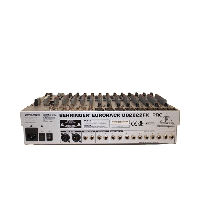 Behringer Eurorack UB2222 FX Pro Analogmischpult